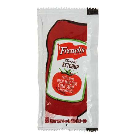 Frenchs French's Tomato Ketchup Packet 9g, PK1500 95593